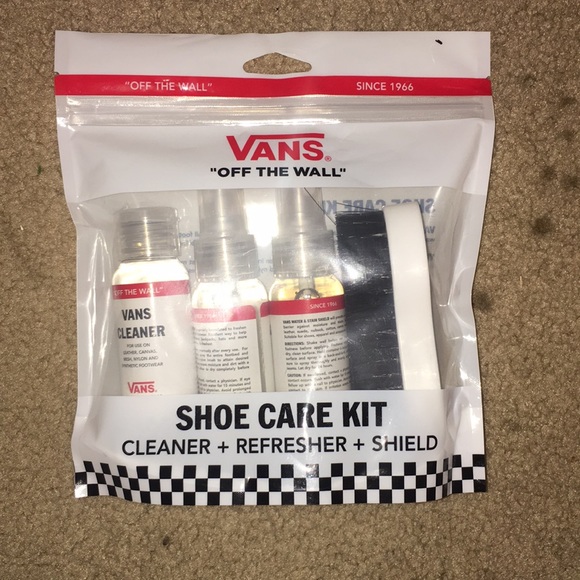 white vans cleaning kit